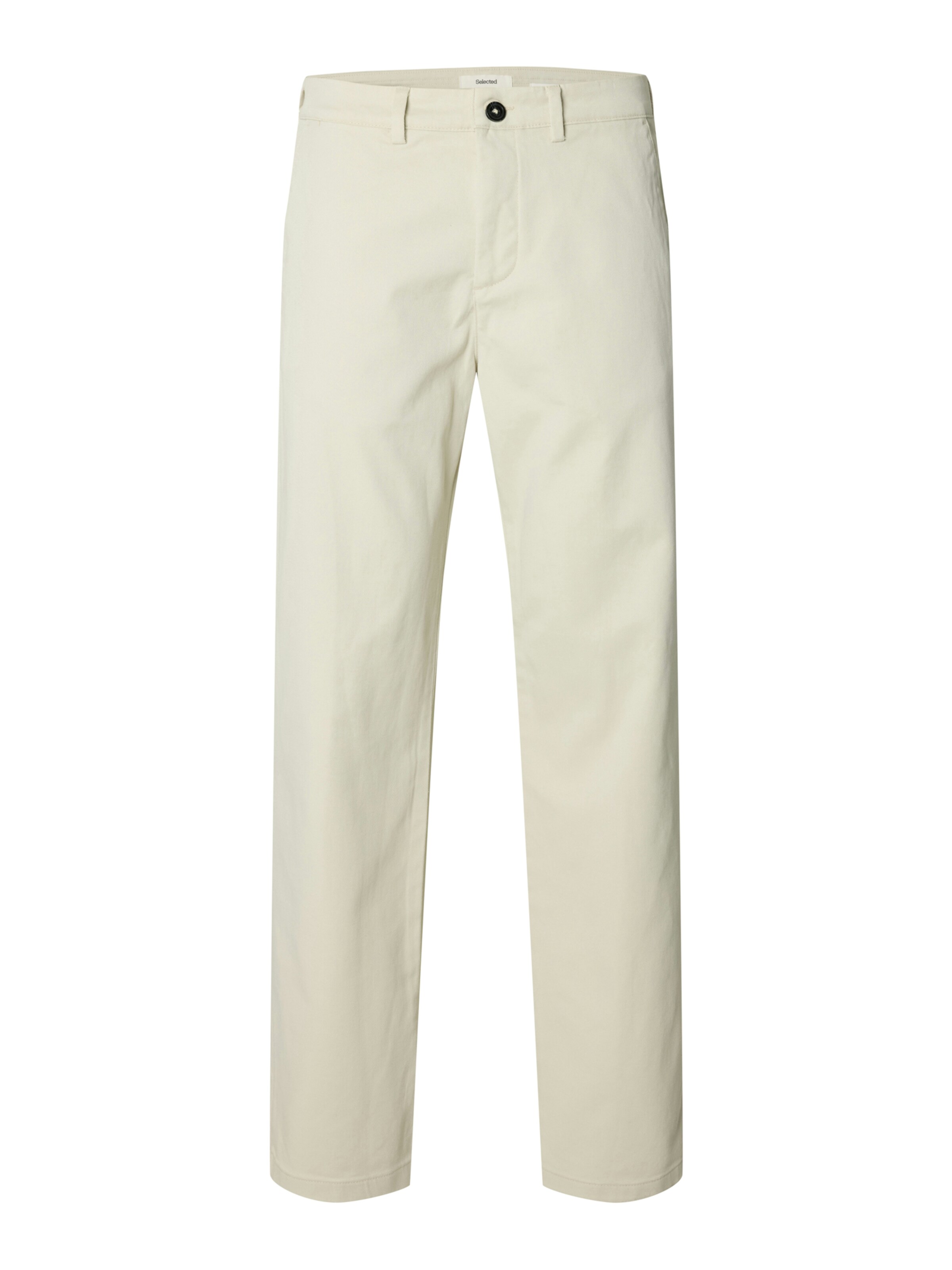 SELECTED Broek 'SLMMiles' in Wit: voorkant