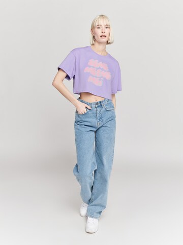 ABOUT YOU x StayKid - Camiseta 'Eene Meene' en lila