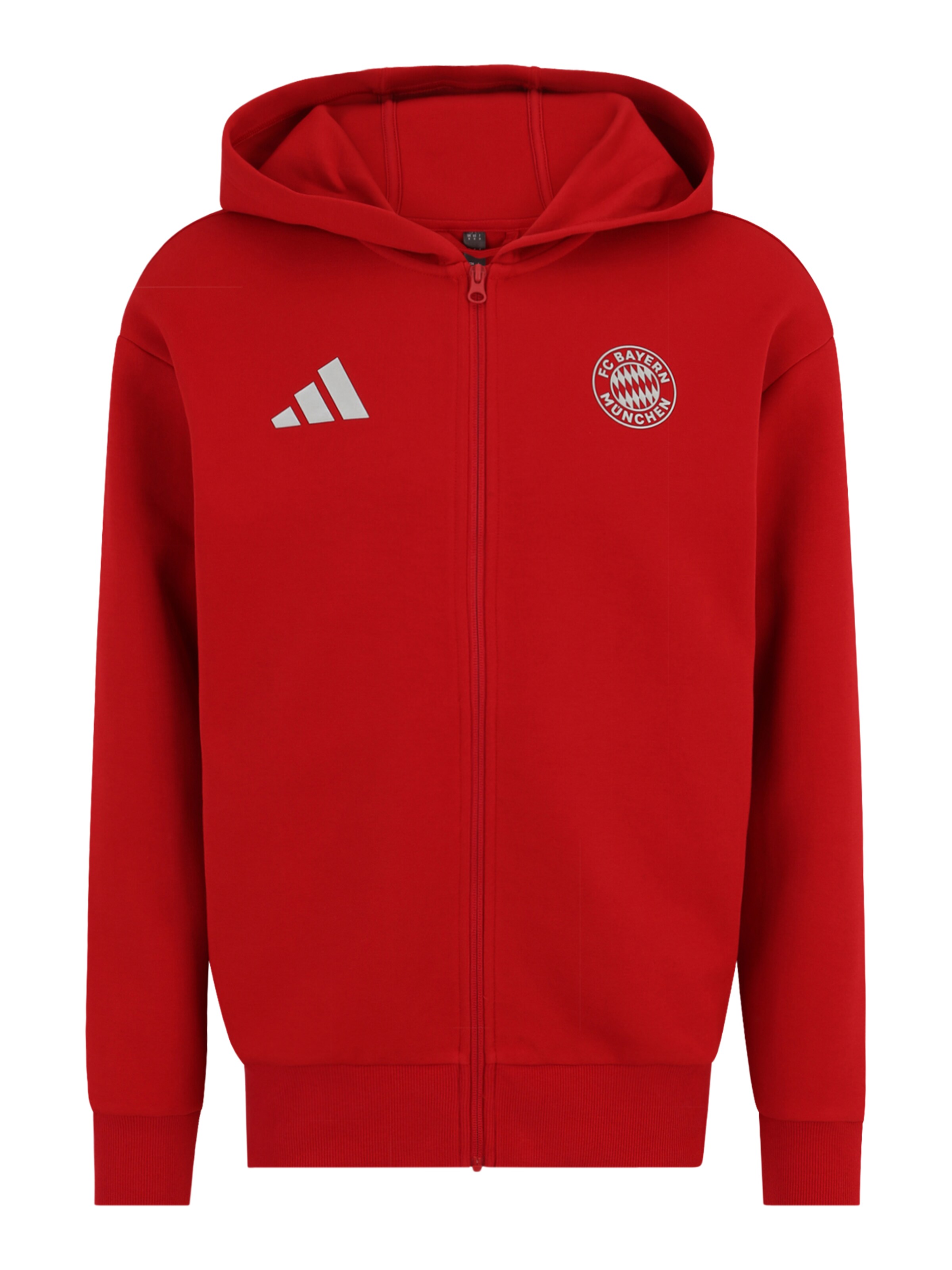 ADIDAS PERFORMANCE Athletic Zip-Up Hoodie 'Home 24-25 FC Bayern