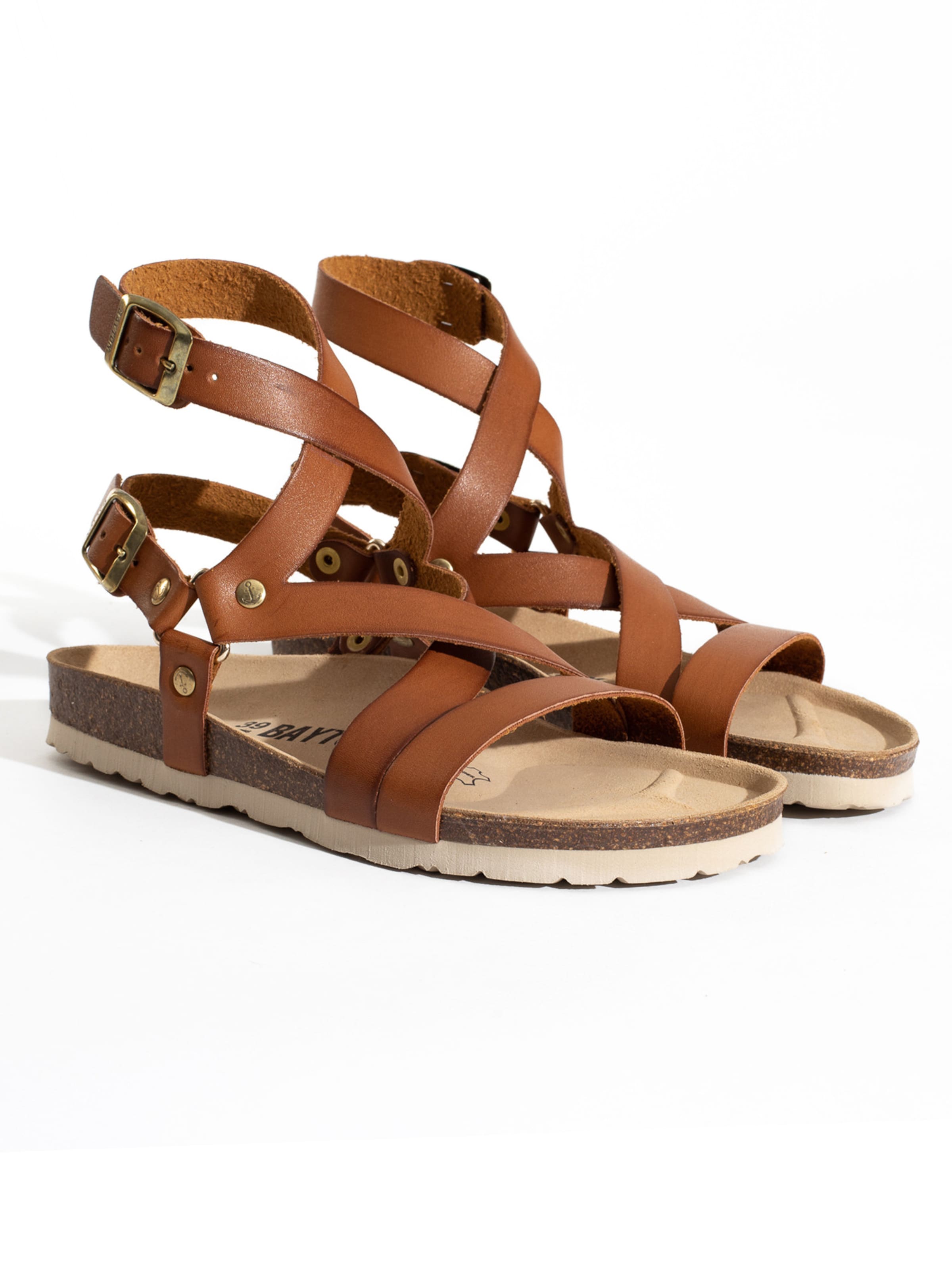 Bayton Sandali s paščki 'Armidale' | rjava barva