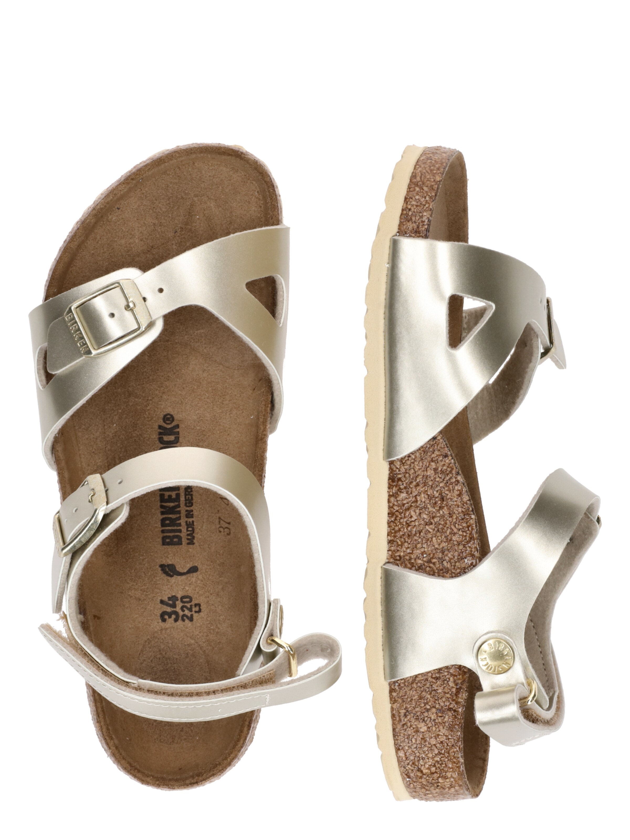 Chaussures ouvertes 'Rio' BIRKENSTOCK en or