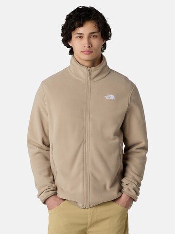 Giacca di pile funzionale 'Glacier' di THE NORTH FACE in grigio: frontale