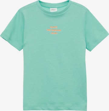 T-Shirt s.Oliver en vert : devant