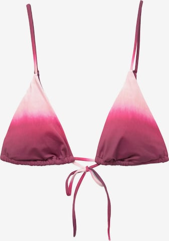 Pull&Bear Kolmio Bikinitoppi värissä vaaleanpunainen: etupuoli