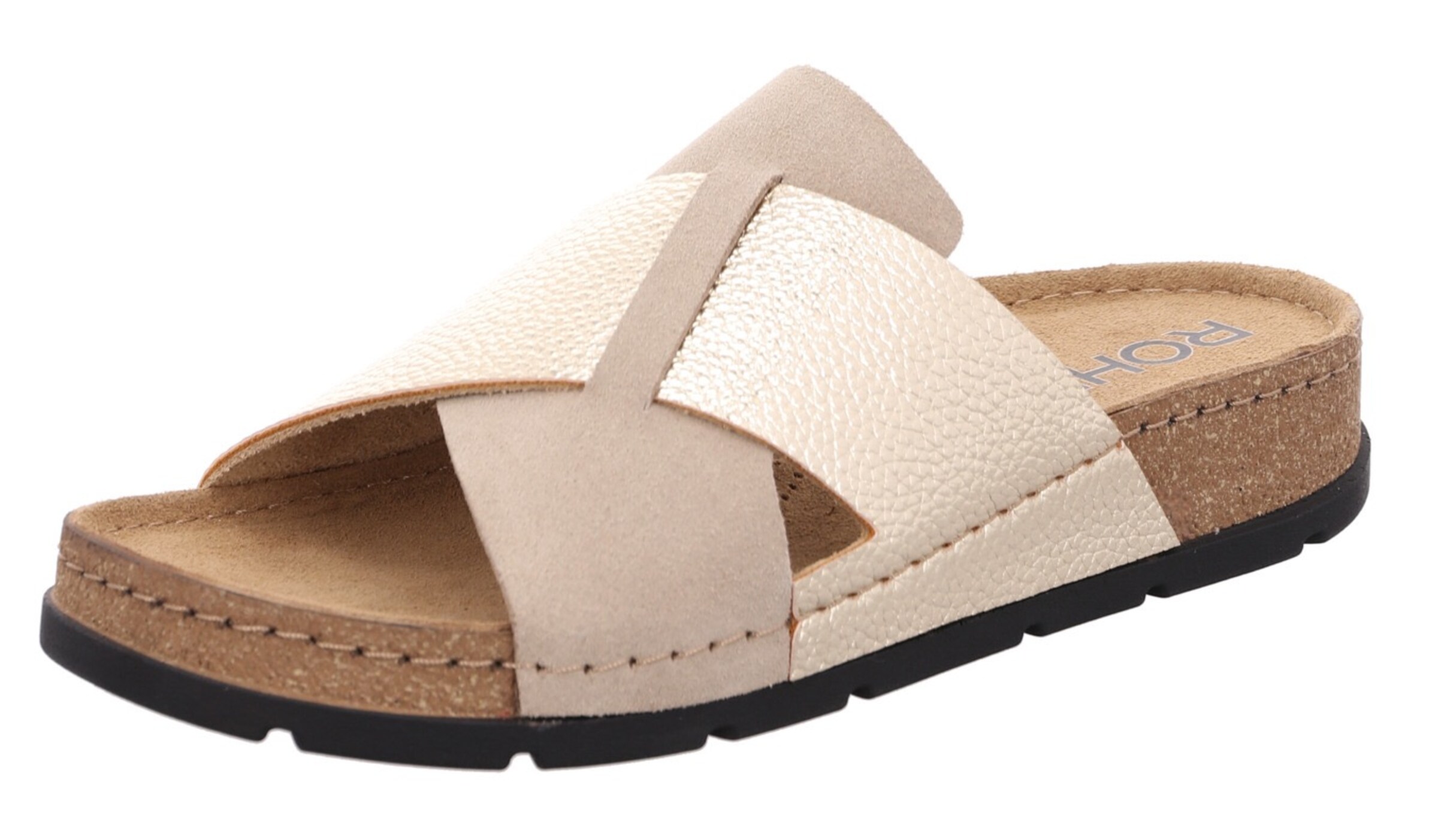 ROHDE Mules in Beige: front