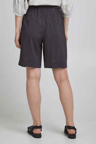 ICHI Loosefit Shorts 'IHGRETHA' in Schwarz