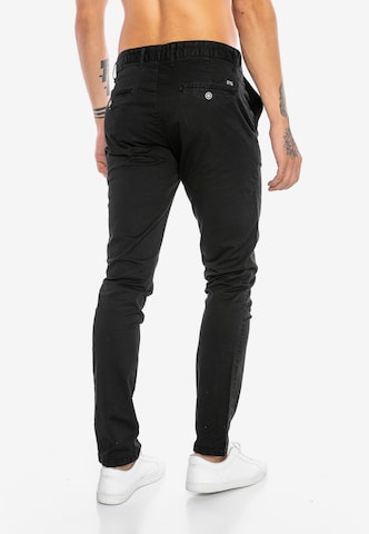 Redbridge Regular Chino 'Luton' in Zwart