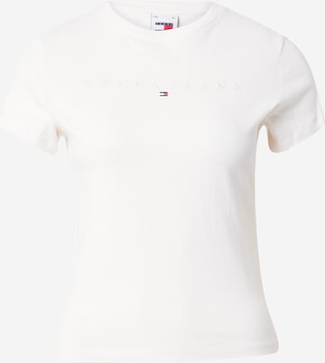 Maglietta di Tommy Jeans in bianco: frontale