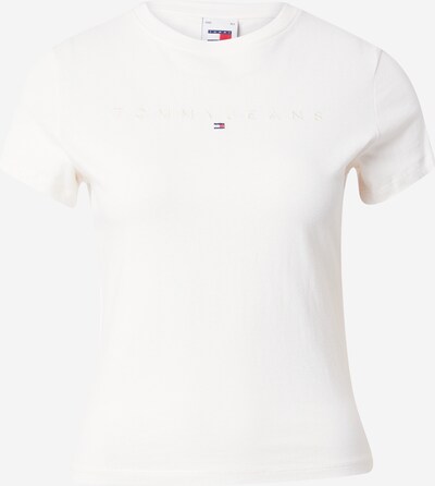 Tommy Jeans T-shirt en bleu marine / rouge vif / blanc, Vue avec produit