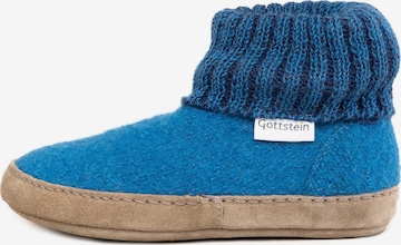 Gottstein Hausschuh 'Alpine Boot LE' in Blau: Vorderseite