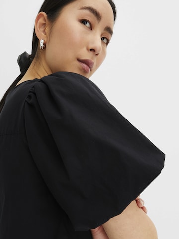bonprix Oversized jurk in Zwart