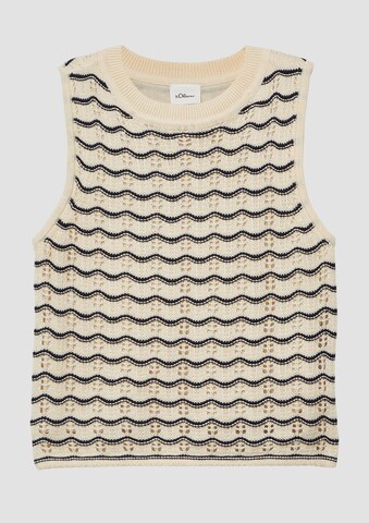 s.Oliver Sweatshirt in Beige