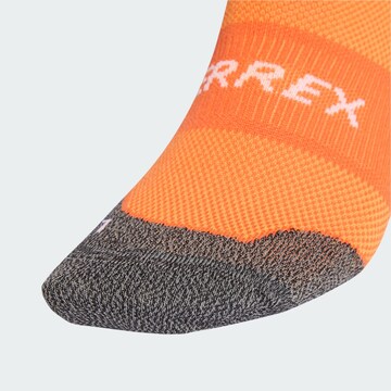 ADIDAS TERREX Athletic Socks 'Speed' in Orange