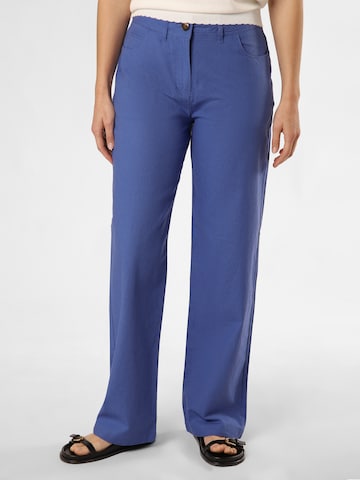 Regular Pantalon Franco Callegari en bleu : devant