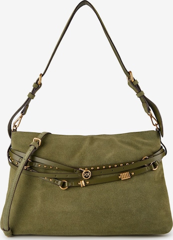 PINKO Shoulder bag in Green: front