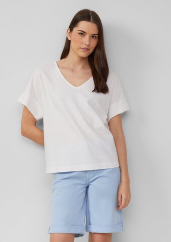 s.Oliver Shirt in Wit: voorkant