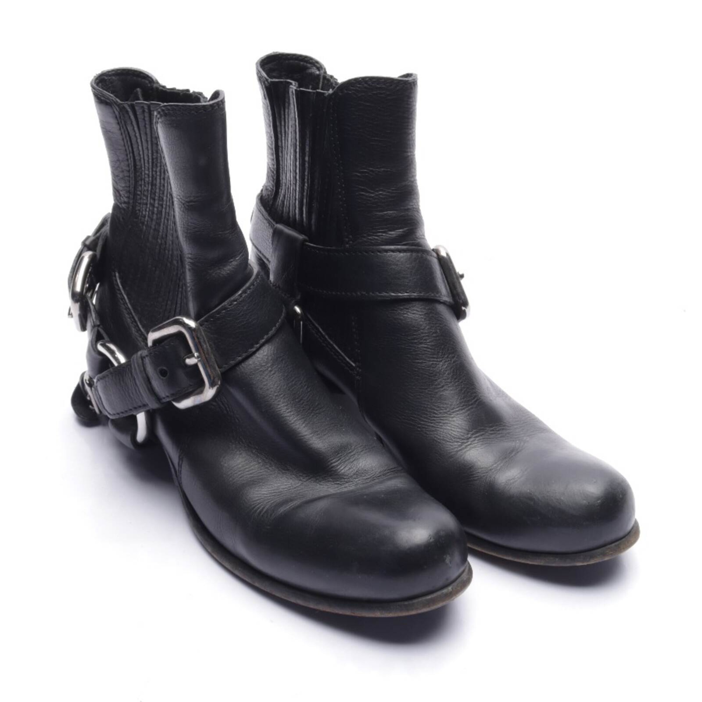 Miu Miu Stiefeletten 38,5 in Schwarz: Vorderseite