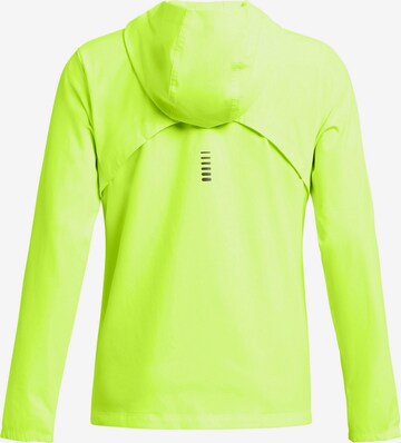 UNDER ARMOUR Performance Jacket 'OUTRUN THE STORM' in Yellow