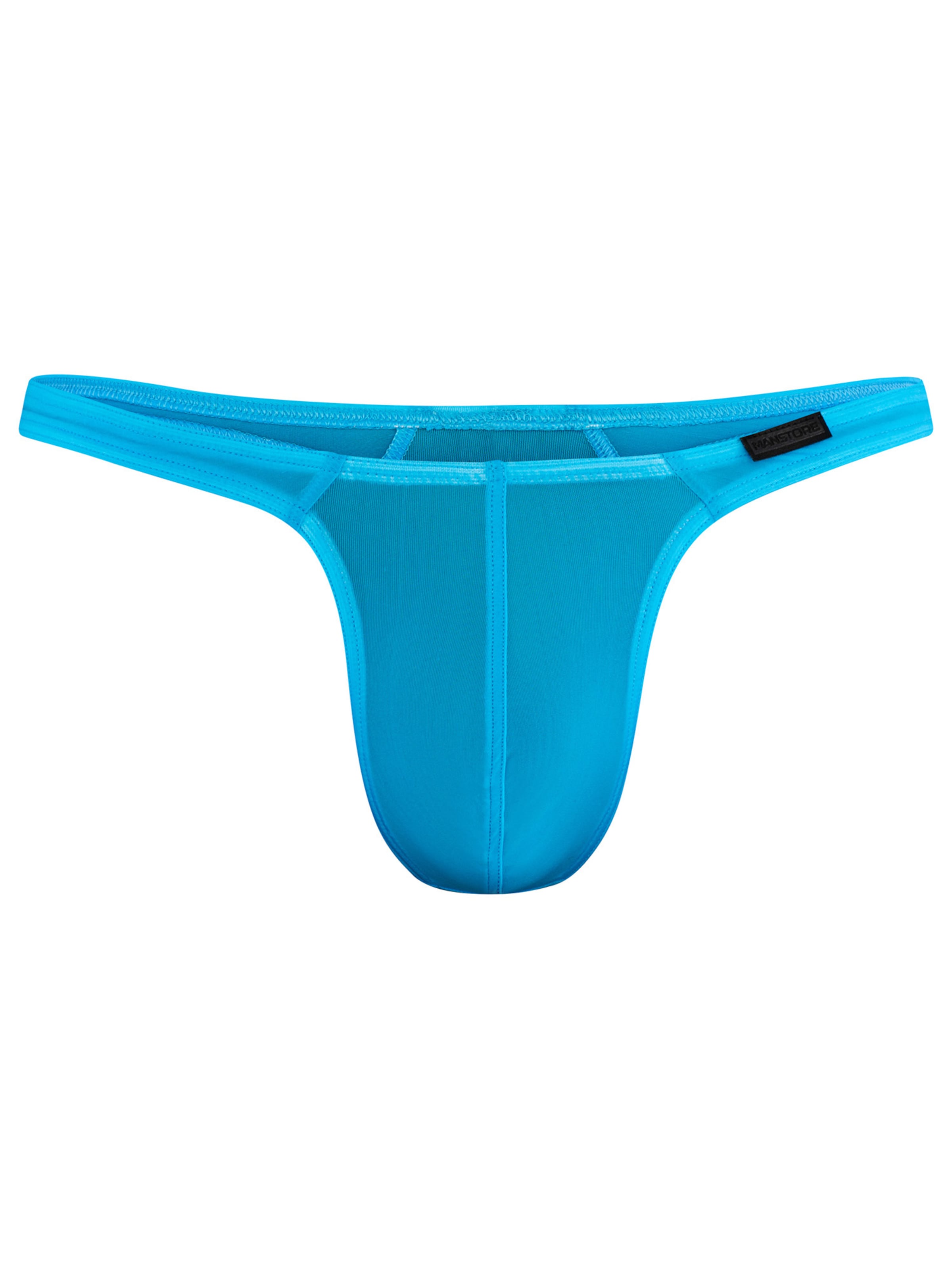 Manstore Panty ' Tower String  101M' in Blue: front