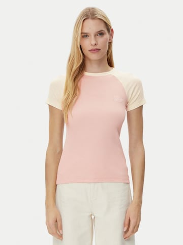 T-shirt GUESS en rose : devant