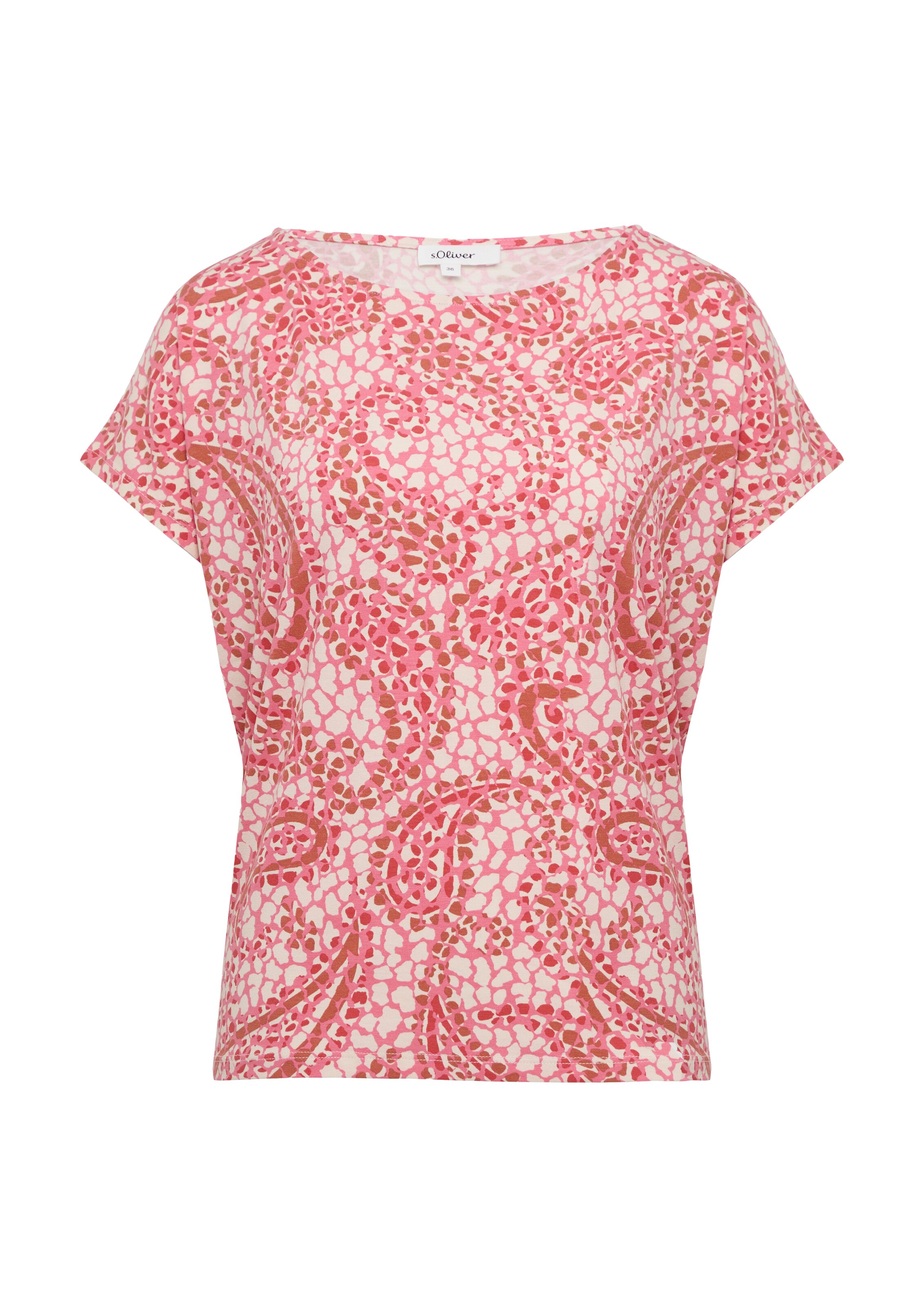 s.Oliver Shirt in Rood: voorkant