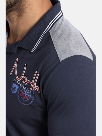 Jan Vanderstorm Poloshirt 'Gaidemar' in Blau