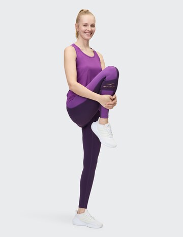 VENICE BEACH Skinny Sporthose in Lila