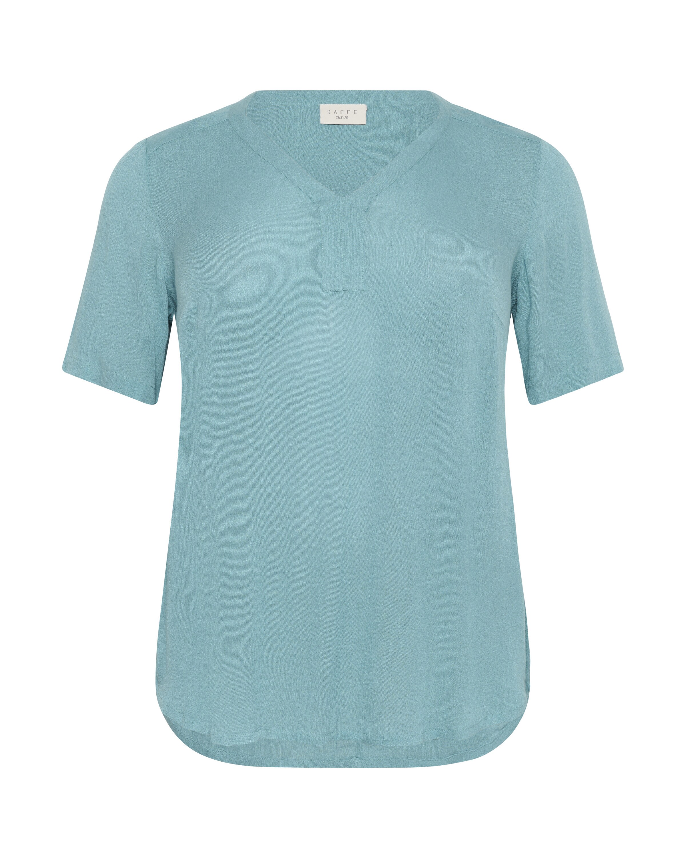 Chemisier 'KCAmi' KAFFE CURVE en bleu : devant