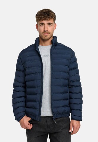 INDICODE JEANS Between-season jacket 'Bjarne' in Blue: front