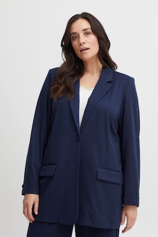 Blazer 'Blenda' di Fransa Curve in blu: frontale