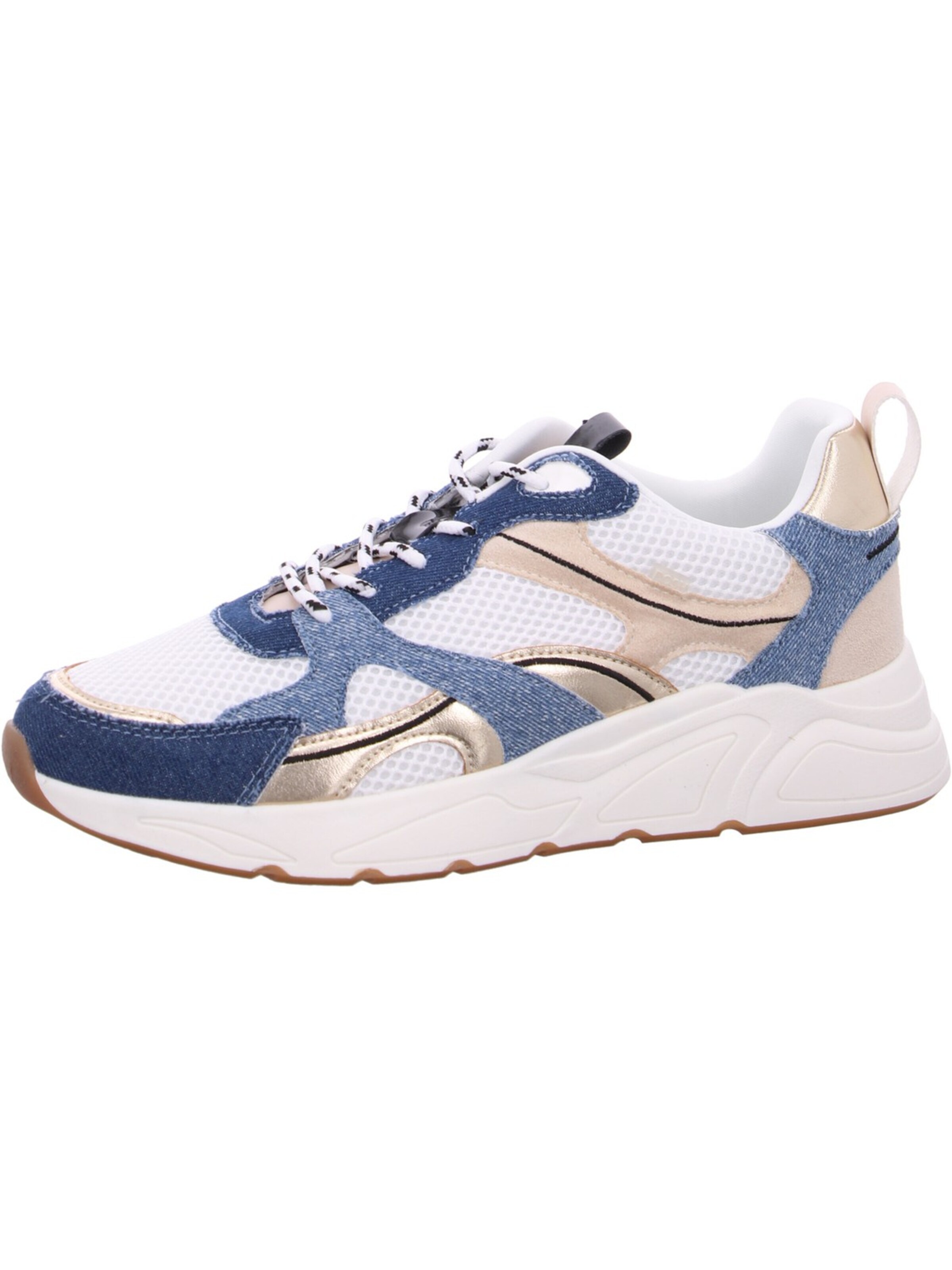 PS Poelman Sneakers in Blue: front