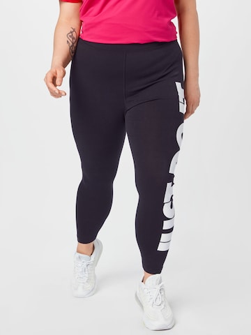 Nike Sportswear Скинни Леггинсы в Черный: спереди