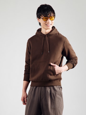 JACK & JONES - Sweatshirt 'JJStar' em castanho: frente