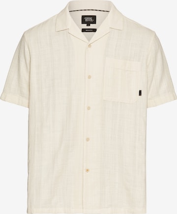 CAMEL ACTIVE Button Up Shirt in Beige: front