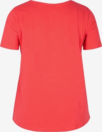 Zizzi - Camiseta 'S/S' en rojo
