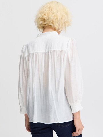 PULZ Jeans Bluse 'Mira' in Weiß