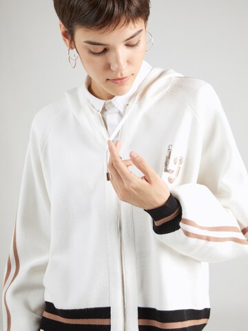 Liu Jo Zip-Up Hoodie in White