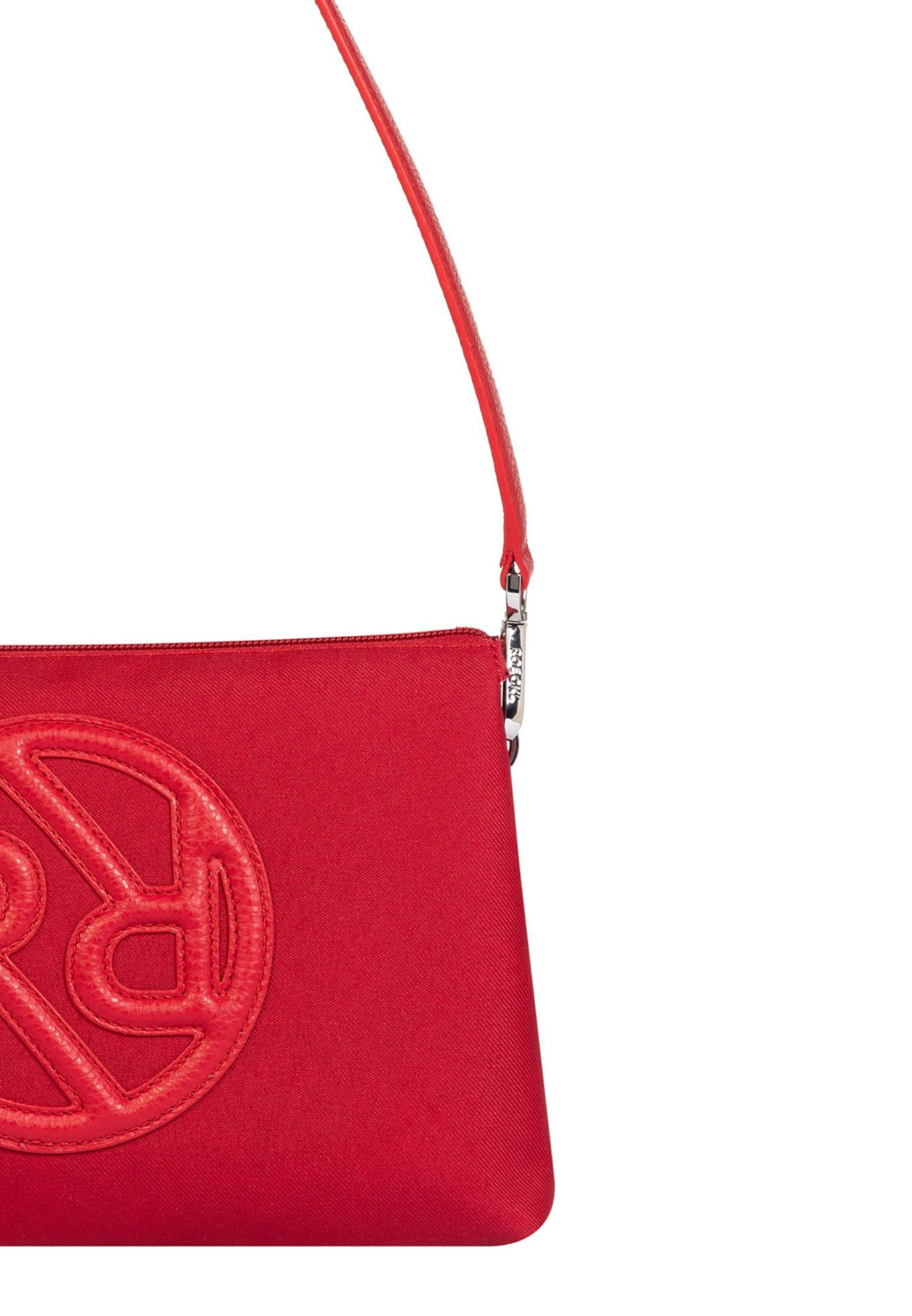 Roeckl Schoudertas 'NALA SCHULTERTASCHE SMALL' in Rood