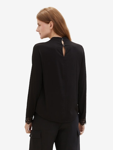 TOM TAILOR Blouse in Zwart