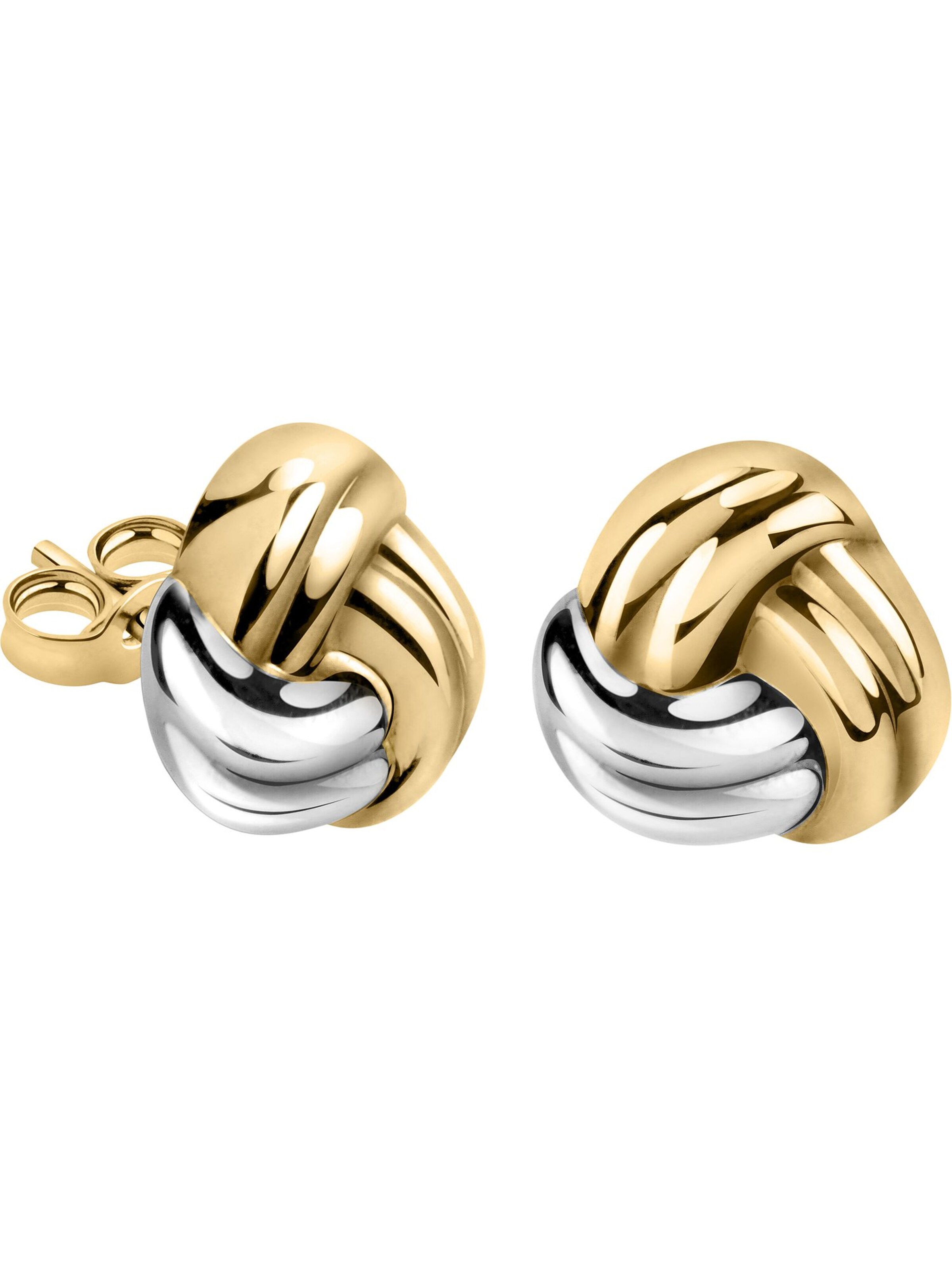 CHRIST Earrings in Gold: front