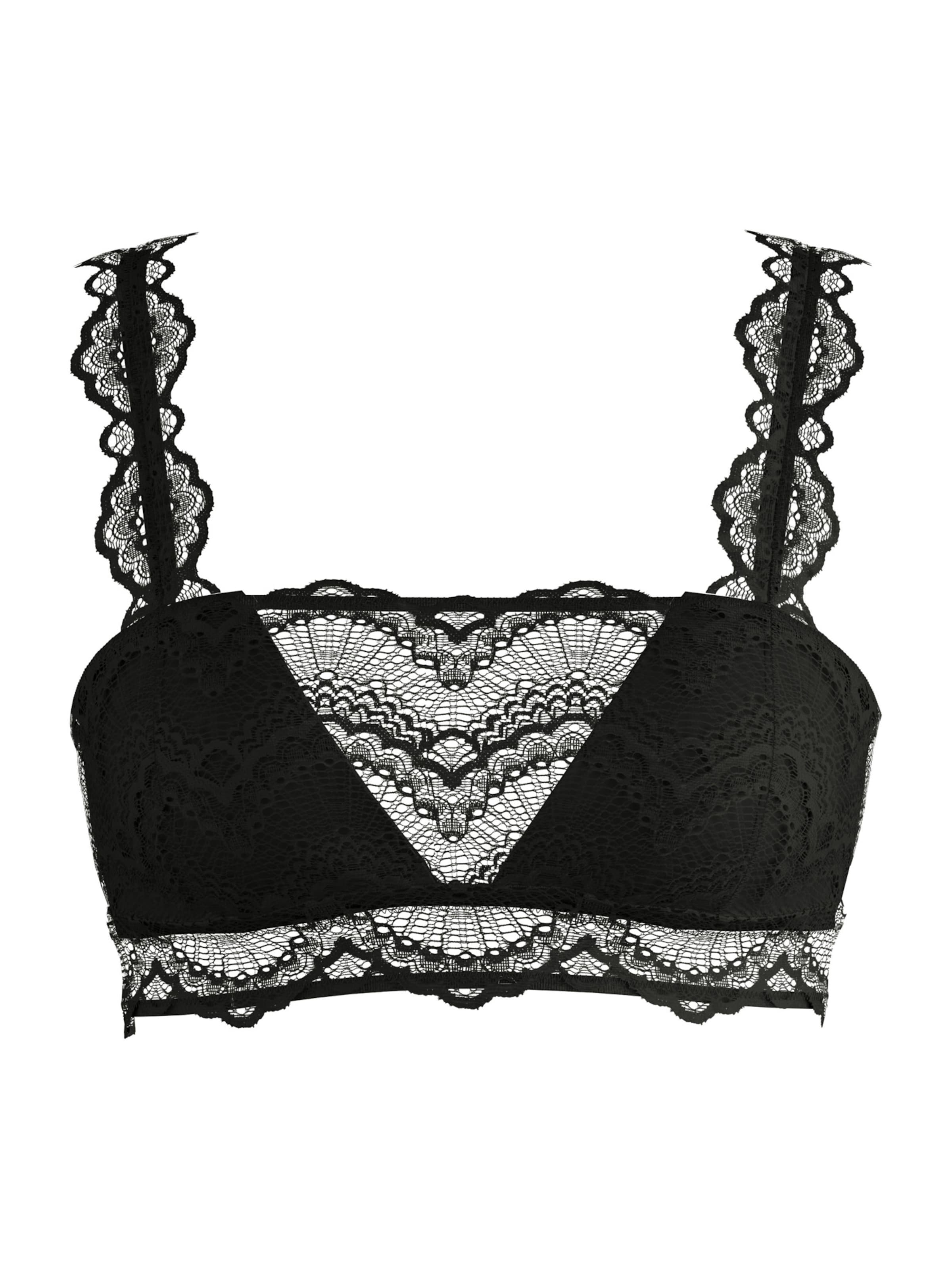 Bustieră Sutien de la CALIDA pe negru: față
