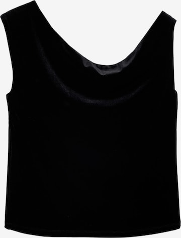 MANGO Toppi 'XVELVI' värissä musta: etupuoli