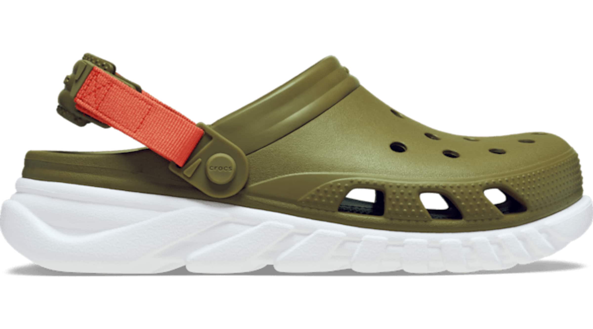 Crocs Сабо 'Duet Max' в Зеленый