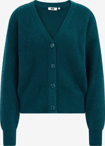 WE Fashion Strickjacke in Blau: predná strana