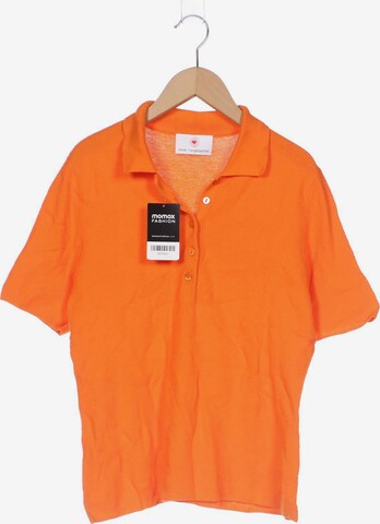 HERZENSANGELEGENHEIT Poloshirt M in Orange: predná strana