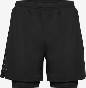 Newline Regular Sports trousers in Black: front