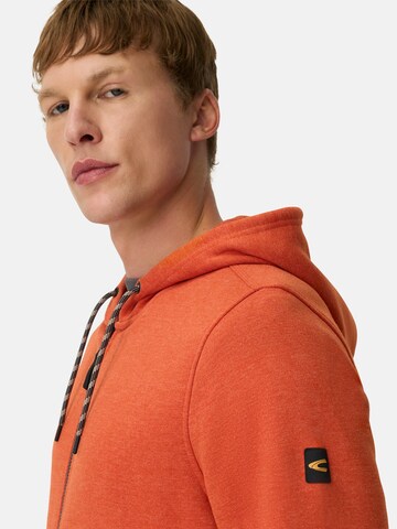 CAMEL ACTIVE Zip-Up Hoodie in Orange