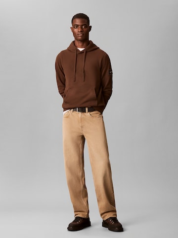Calvin Klein Jeans Sweatshirt in Brown