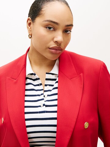 Blazer Tommy Hilfiger Curve en rouge