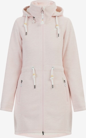 Schmuddelwedda Fleece Jacket 'Kawai' in Pink: front